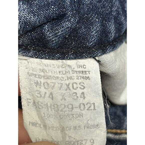 Wrangler Twenty X Bootcut Jeans Womens Sz 3/4 x 34 Button Fly Denim Western - Picture 4 of 8